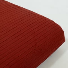 Maroon Colour Cotton Pintex Fabric