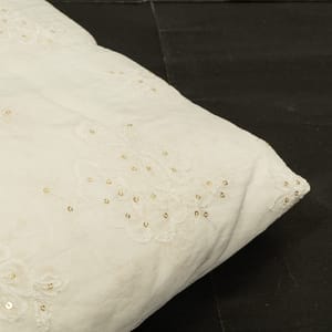 Dyeable Viscose Organza Embroidered Fabric