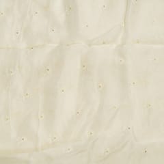 Dyeable Viscose Organza Embroidered Fabric