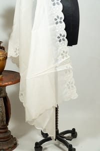 Dyeable Chanderi Embroidered Dupatta