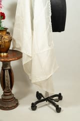 Dyeable Chanderi Embroidered Dupatta
