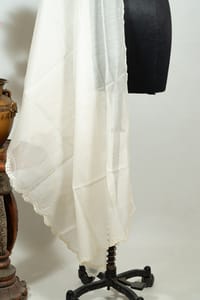 Dyeable Chanderi Embroidered Dupatta
