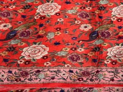 Chiffon Orange Floral