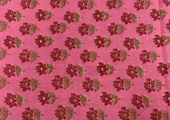 Printed Cotton Cambric Pink Floral