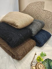 Net beeds Net Embroidered Fabric