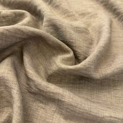 Poly Linen Mélange Twill Fabric