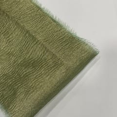 Gold Color Tissue Crush Fabric