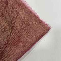 Gold Color Tissue Crush Fabric