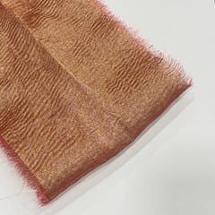 Gold Color Tissue Crush Fabric