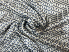 Pure Dupion Silk Grey Floral