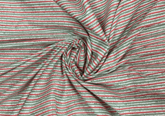 Printed Cotton Cambric MultiColour Stripes