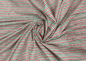 Printed Cotton Cambric MultiColour Stripes
