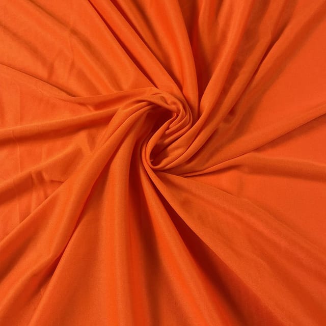 Orange Colour Lycra Lining Fabric