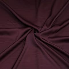 Dark Wine Colour Armani Satin Fabric (N594)