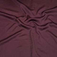 Dark Wine Colour Armani Satin Fabric (N594)