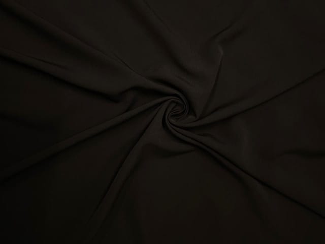 Dark Coffee Plain Premium Imported Korean Lachka Fabric