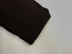 Dark Coffee Plain Premium Imported Korean Lachka Fabric
