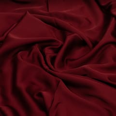 Maroon Plain Armani Satin Lycra Fabric