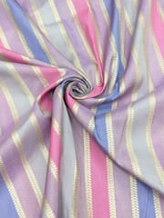 Light Purple Candy Stripe Jacquard Fabric