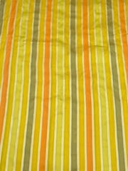 Bright Yellow Candy Stripe Jacquard Fabric