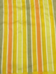 Bright Yellow Candy Stripe Jacquard Fabric