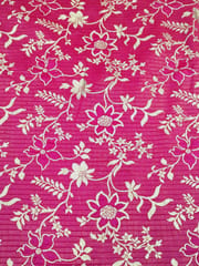 Rani Pink Viscose Jacquard Fabric