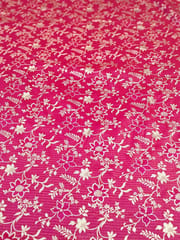 Rani Pink Viscose Jacquard Fabric
