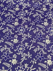 Purple Viscose Jacquard Fabric