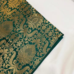 Green Colour Brocade fabric