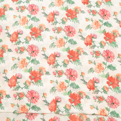 Multi color georgette floral digital print