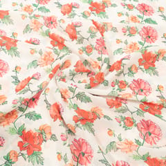 Multi color georgette floral digital print