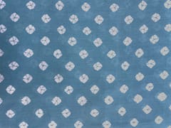 Light Blue Abstract Chanderi Fabric