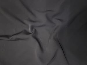 Dark Grey Plain Barbie Crepe Fabric