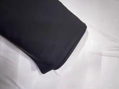 Dark Grey Plain Barbie Crepe Fabric