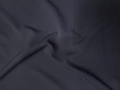 Dark Grey Blue Plain Barbie Crepe Fabric