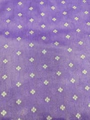 Dark Purple Viscose Fabric With Jacquard Butti