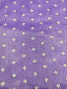 Dark Purple Viscose Fabric With Jacquard Butti