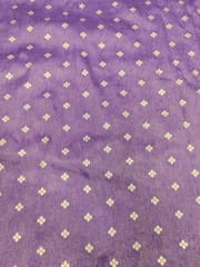 Dark Purple Viscose Fabric With Jacquard Butti