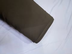 Dark Brown Plain Barbie Crepe Fabric