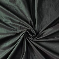 Bottle Green Colour Cotton Silk Fabric