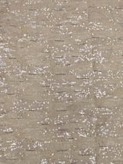 Pale Gold Viscose Shimmer Tissue Fabric With Sequins & Bead Embroidery Work