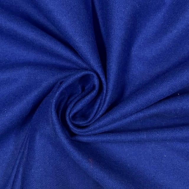 Royal Blue Colour Tweed Fabric