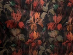 Multicolor Floral Viscose Organza Fabric