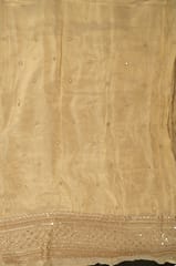 Dyeable Tissue Organza Embroidered Fabric