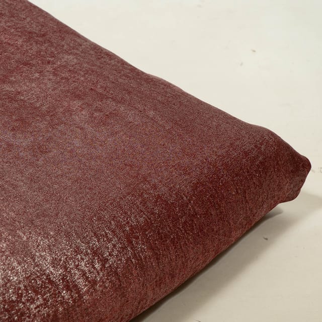 Maroon Color Turkish Georgette Foil Fabric