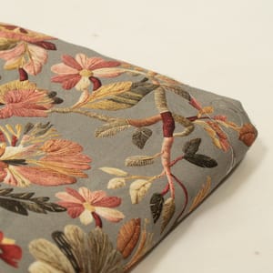 Grey Color Rayon Digital Printed Fabric