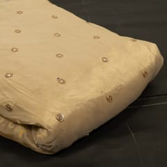 Dyeable Tissue Upada Booti Embroidered Fabric