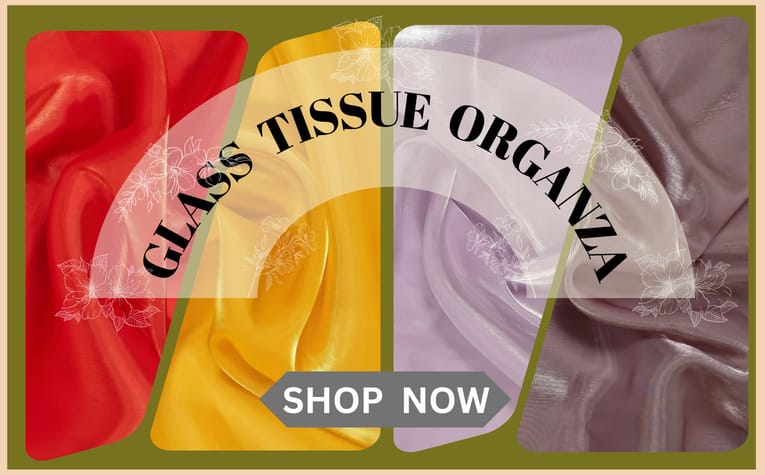 Glass tissue Organza