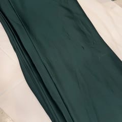Bottel Green Plain Armani Satin Lycra Fabric