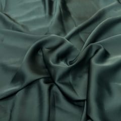 Bottel Green Plain Armani Satin Lycra Fabric